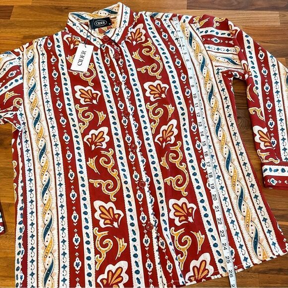 🍋 Cider • NWT! Women’s Long Sleeve Button Down Top Size M - Picture 5 of 5